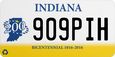 IN license plate 909PIH