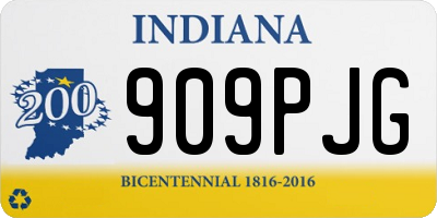 IN license plate 909PJG