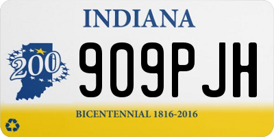 IN license plate 909PJH