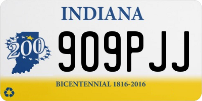 IN license plate 909PJJ