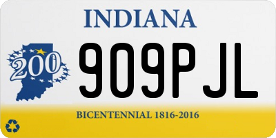 IN license plate 909PJL