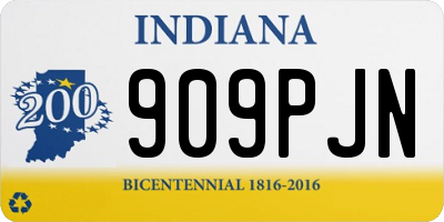 IN license plate 909PJN