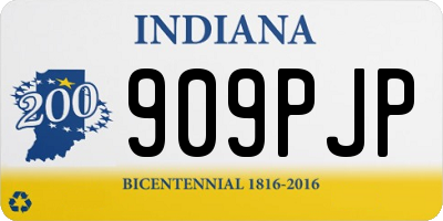 IN license plate 909PJP