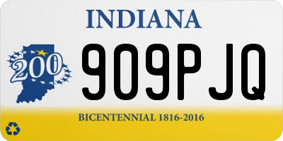 IN license plate 909PJQ