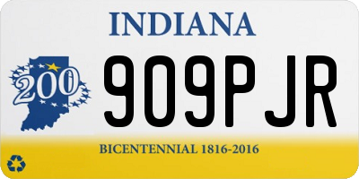 IN license plate 909PJR