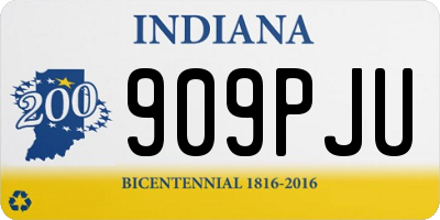 IN license plate 909PJU