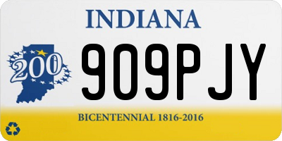 IN license plate 909PJY