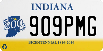 IN license plate 909PMG