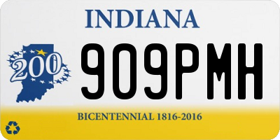 IN license plate 909PMH