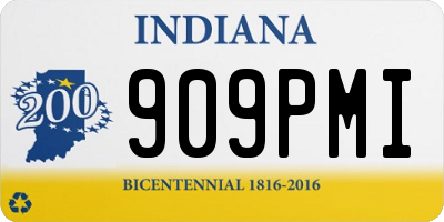 IN license plate 909PMI