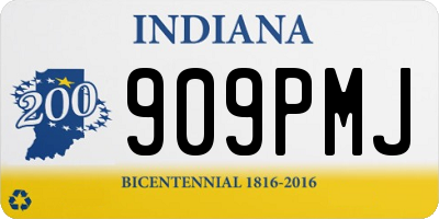 IN license plate 909PMJ
