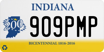 IN license plate 909PMP