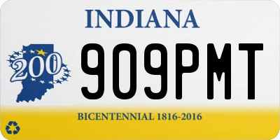 IN license plate 909PMT