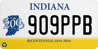 IN license plate 909PPB