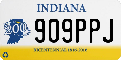 IN license plate 909PPJ