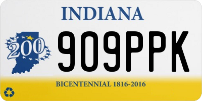 IN license plate 909PPK