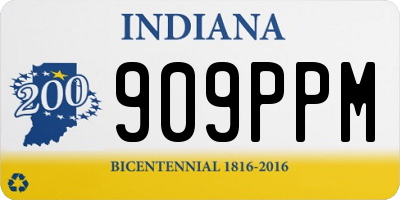 IN license plate 909PPM