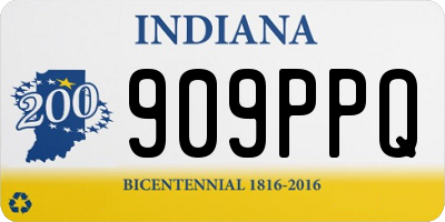 IN license plate 909PPQ
