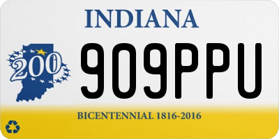IN license plate 909PPU