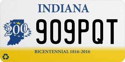IN license plate 909PQT