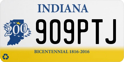 IN license plate 909PTJ