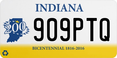 IN license plate 909PTQ