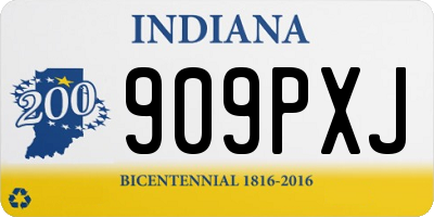 IN license plate 909PXJ