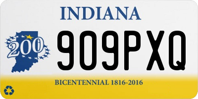 IN license plate 909PXQ