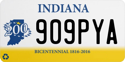 IN license plate 909PYA