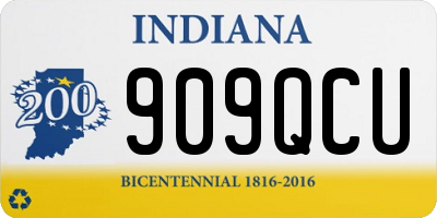 IN license plate 909QCU