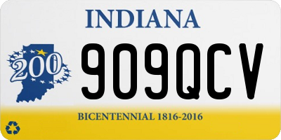 IN license plate 909QCV