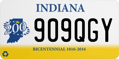 IN license plate 909QGY