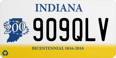 IN license plate 909QLV
