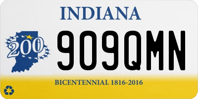 IN license plate 909QMN