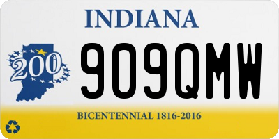 IN license plate 909QMW