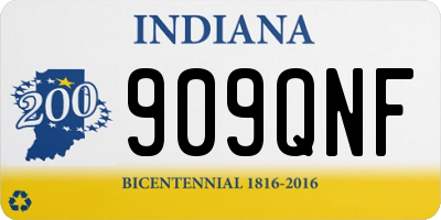 IN license plate 909QNF