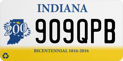 IN license plate 909QPB