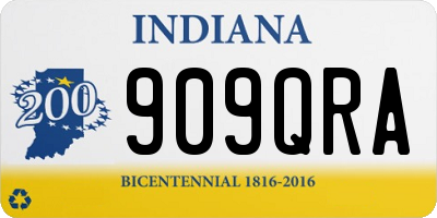 IN license plate 909QRA