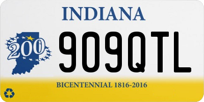 IN license plate 909QTL
