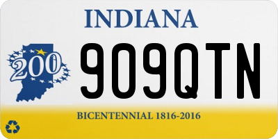 IN license plate 909QTN