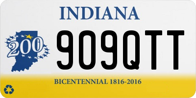 IN license plate 909QTT