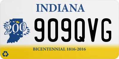 IN license plate 909QVG