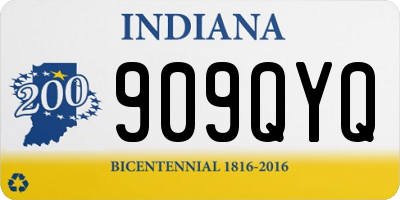 IN license plate 909QYQ