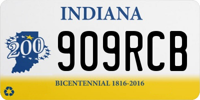 IN license plate 909RCB