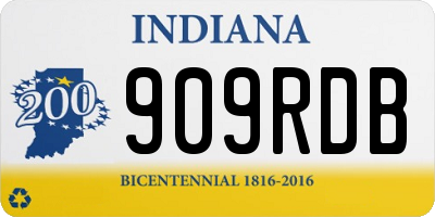 IN license plate 909RDB