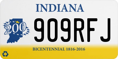 IN license plate 909RFJ