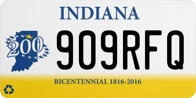 IN license plate 909RFQ