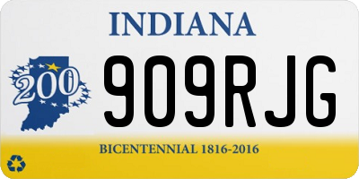IN license plate 909RJG