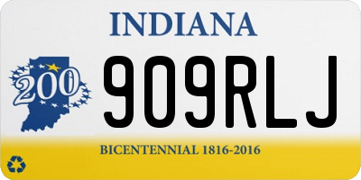 IN license plate 909RLJ