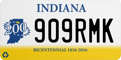IN license plate 909RMK